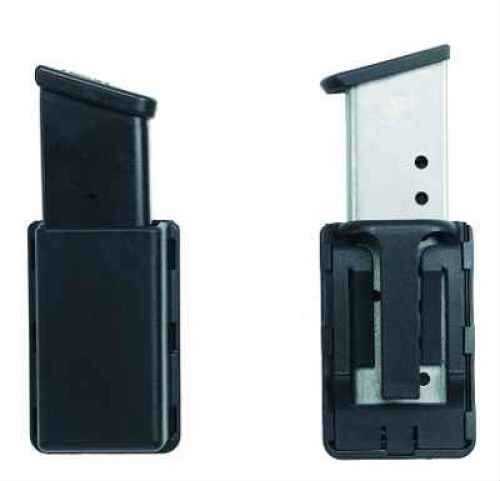 Uncle Mikes Kydex Single Mag Case Double Row Polymer 9mm - .40 Cal Or Metal .45 Fits Belt Loops Up To 1.75" Can